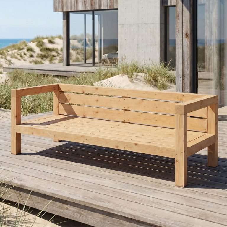 DIY Outdoor Lounge Sofa BANCO im Design eines Lounge-Klassikers DIY Gartenlounge BANCO. Das klassische Design unter den Lounge-Möbeln.